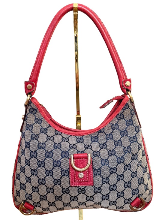 Gucci Handbags - SOLD - Authentic Vintage Gucci Abbey Canvas D Ring Hobo COA included